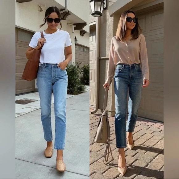 Everlane The Original Cheeky Jean Organic Cotton Size 26 Crop - Picture 1 of 4